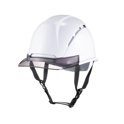 Capacete TOYO Branco Ventilado com Isopor, Ventineo, (Fumaça), Delineador, Não. 393F-S