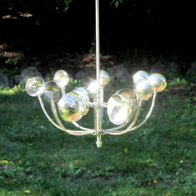 14inch Wind Spinner mit Garten Stake Metall Windmühle Garten Dekoration Outdoor Wind Skulptur für Hof Rasen Garten Geschenk X3UC