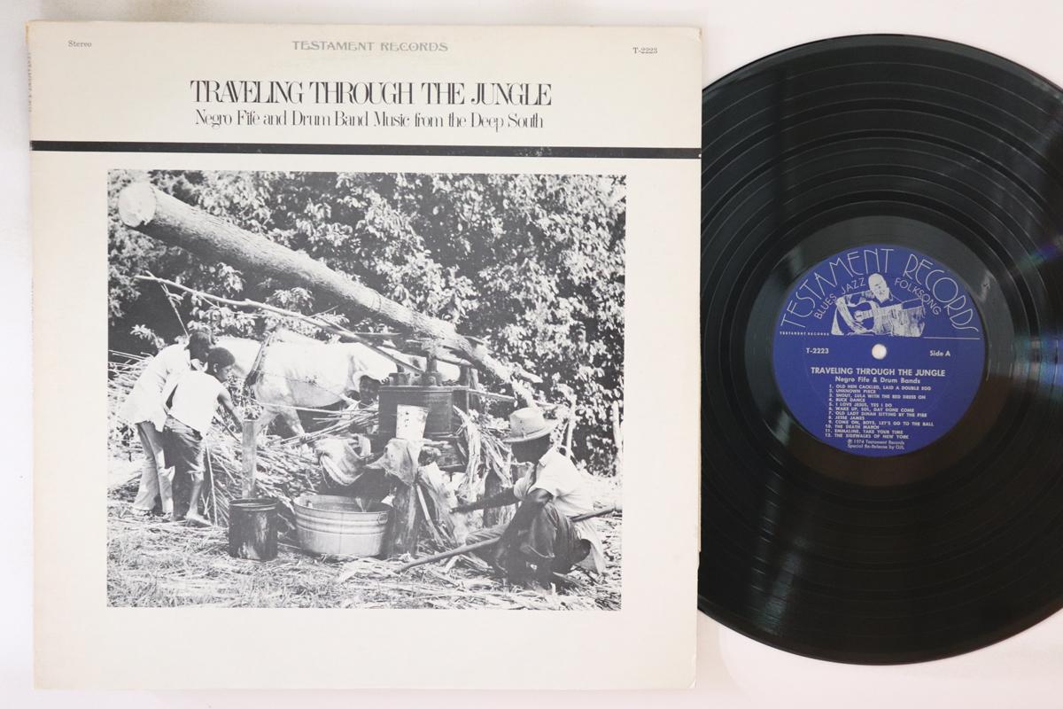 

LP Record VARIOUS Traveling Through The Jungle Negro T2223 TESTAMENT US Blues Used