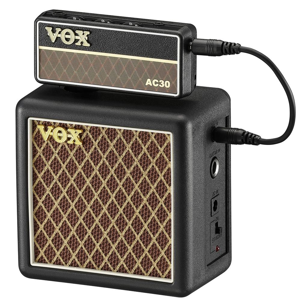 VOX amPlug2 Cabinet 2W Compact Guitar Compatible with Mini Standalone Ideal for Interior with AUX Amplifier, amPlug3, Amplifier, Use, Decoration,