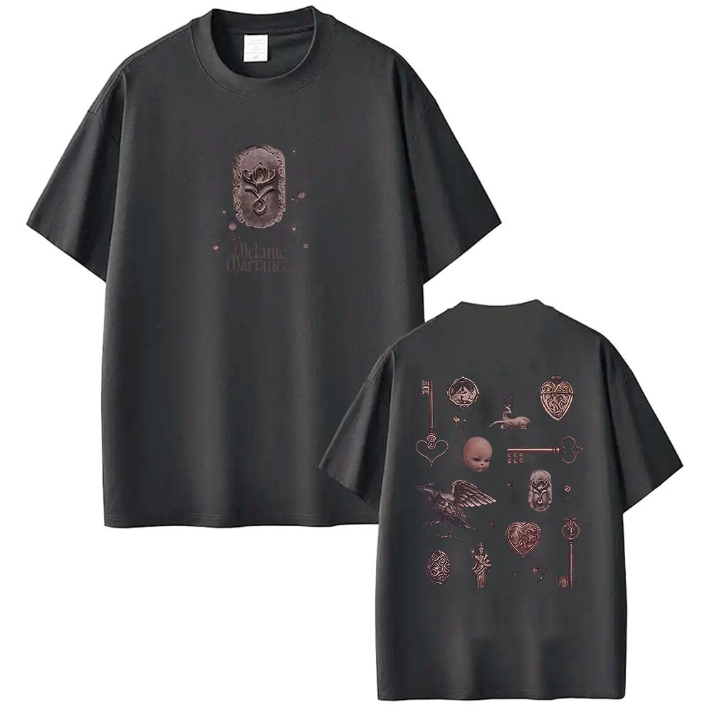 

Melanie Martinez Heads Album 2026 Fans Gift Tshirt UNISEX Women Hiphop Fashion Oversized Cotton Shirt Y2k Harajuku Clothing Tees 4XL
