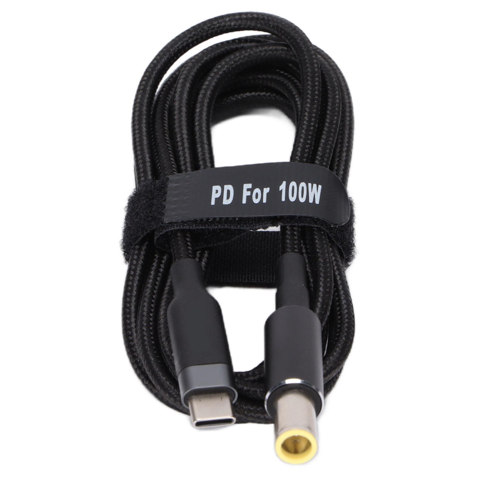 

Кабель для зарядки ноутбука TypeC Папа к штекеру постоянного тока 7,9x5,5 мм PD Шнур питания для ноутбука для Lenovo(0.5м )