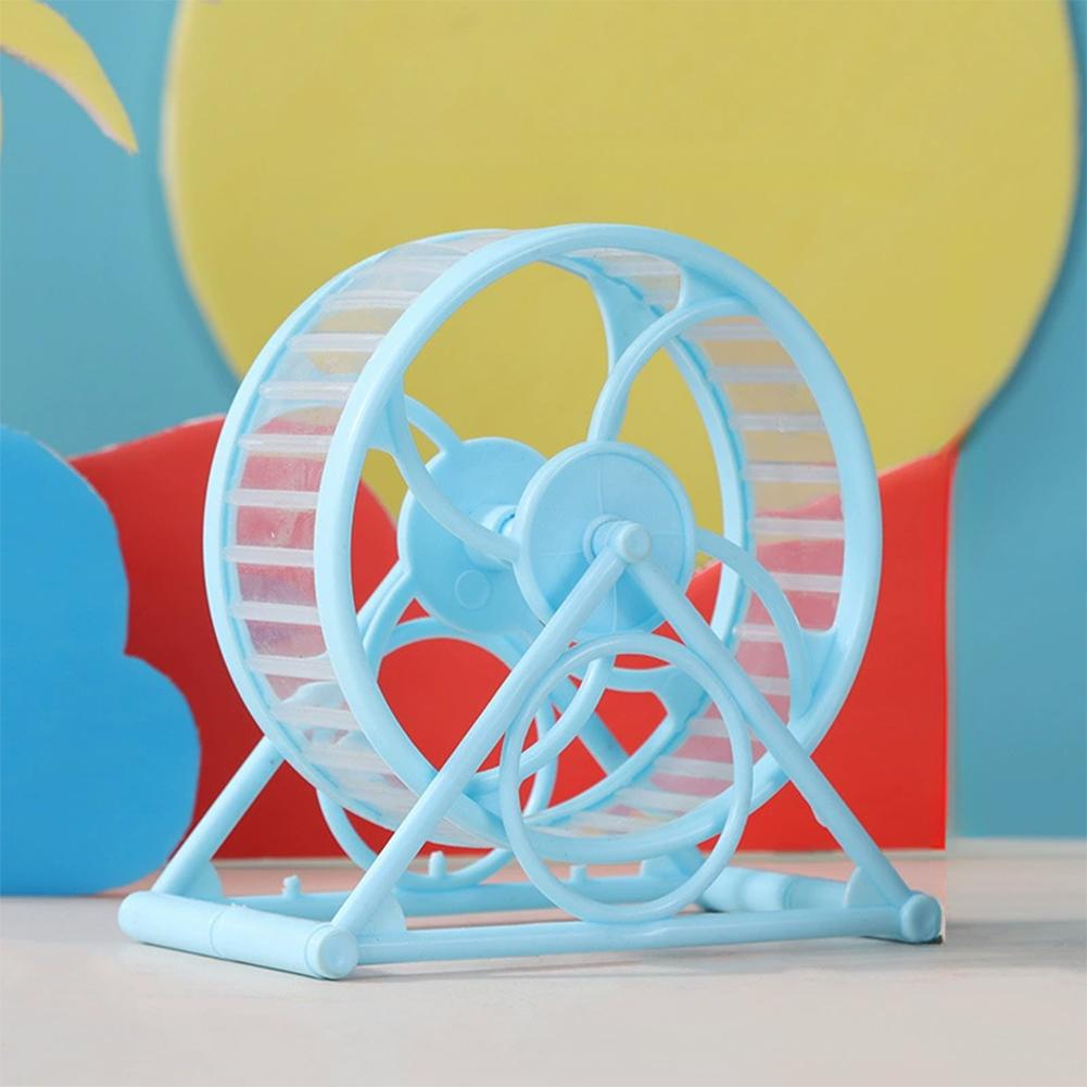 

Silent Running Wheel Hamster Running Disc Waterproof Hamster Sports Running Toy Rotating Jogging Wheel Small Pet Cage Accessories синий