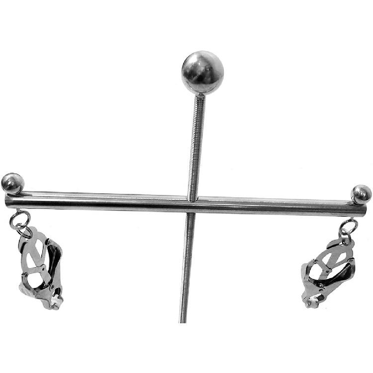 Female Adjustable Stainless Steel Nipple Clips Clamps Breast Squeeze Stretching Device Breast Extractor Bondage BDSM Sex Toy