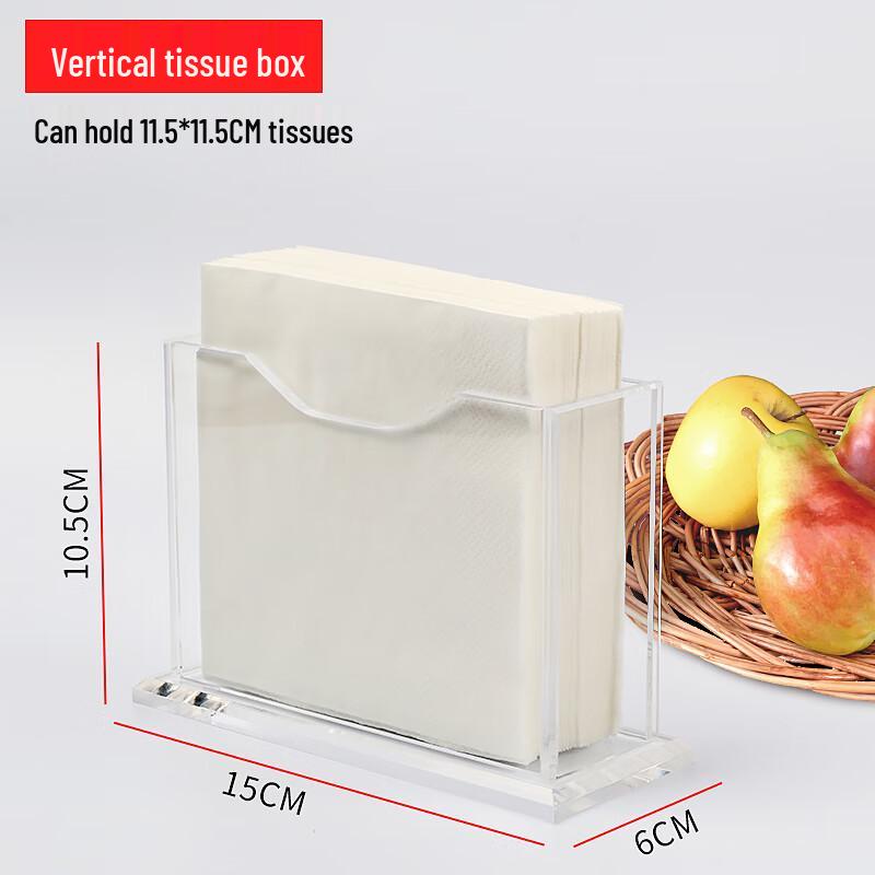 Acrylic Vertical Tissue Box