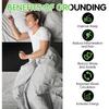 Grounding Mat for Bed, Earth Mat Grounding Pad for Queen Size Bed, Earth Connected Conductive Grounding Mat for Sleep, Energy, Pain Relief,