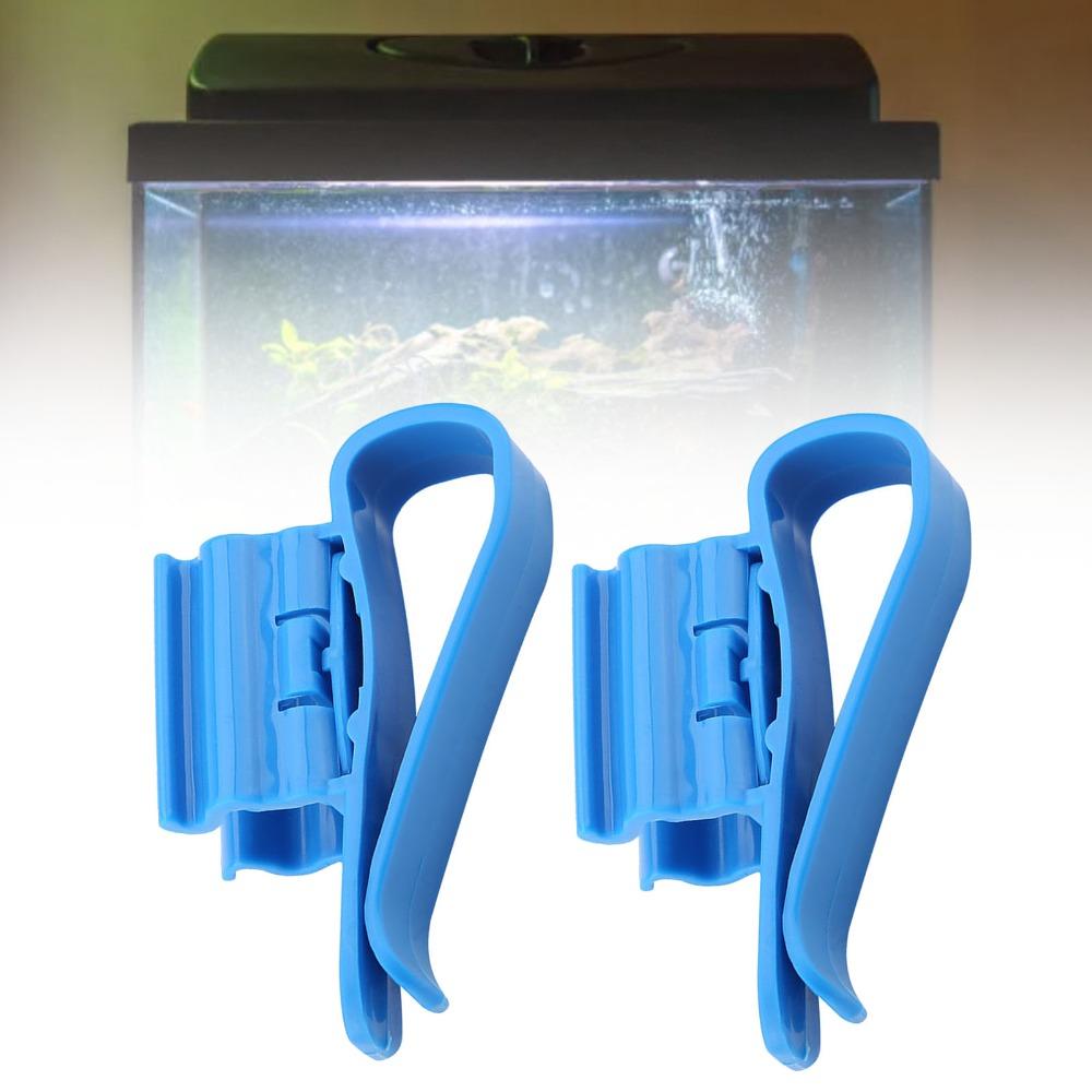 2Pcs Set Plastic Plastic Hose Holder Adjustable Aquarium Tube Holder  Fish Tank