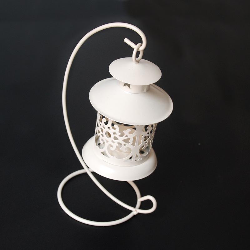 European Style Hollow Wrought Iron Candlestick - Romantic Home Décor Handicraft