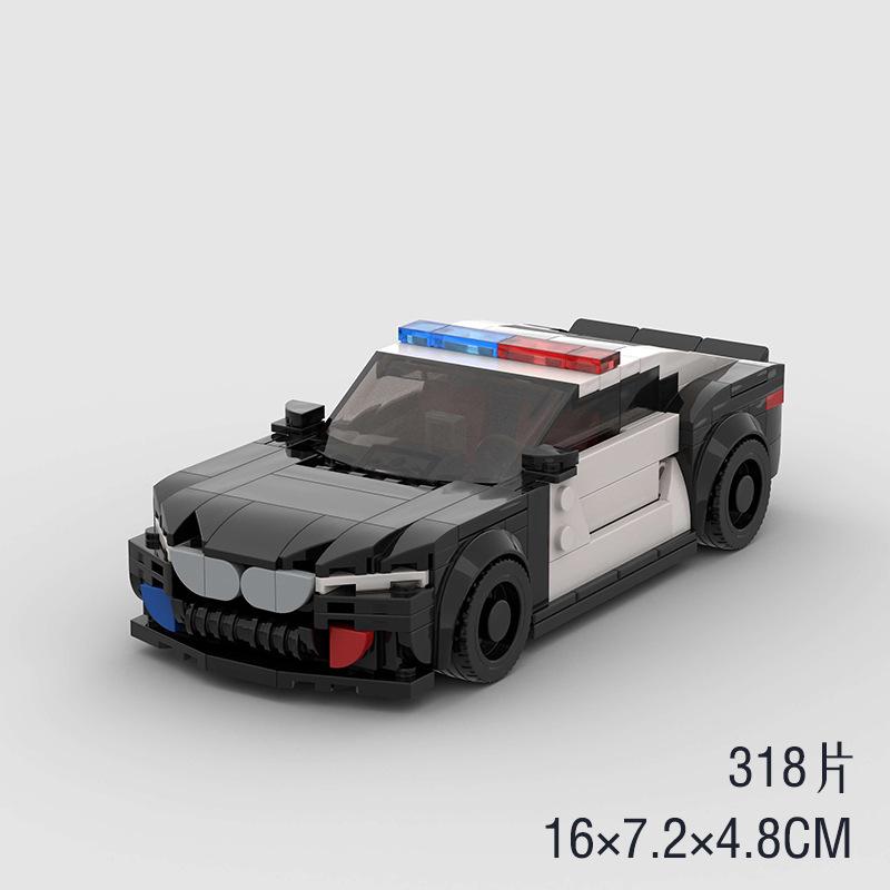 Technical Speed Car MOC City Racing Car Rally Building Blocks Bricks Set Retro Ornament Diy Toys For  Kid Adults Birthday Gifts