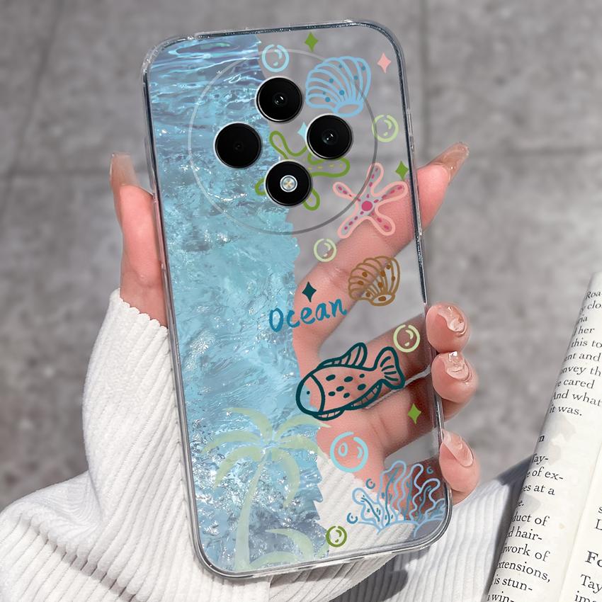 For OPPO F27 F29 F21 F19 F17 F11 Pro F15 F7X Phone Cover Cute Panda Piggy Patterns Transparent Ultra Thin TPU Premium Protection Case For OPPO Housing