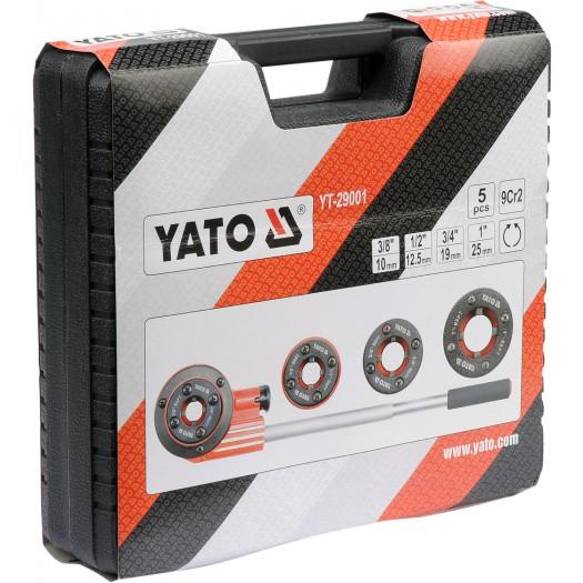 4-PIECE HAND THREADER 3/8-1' - YT-29001