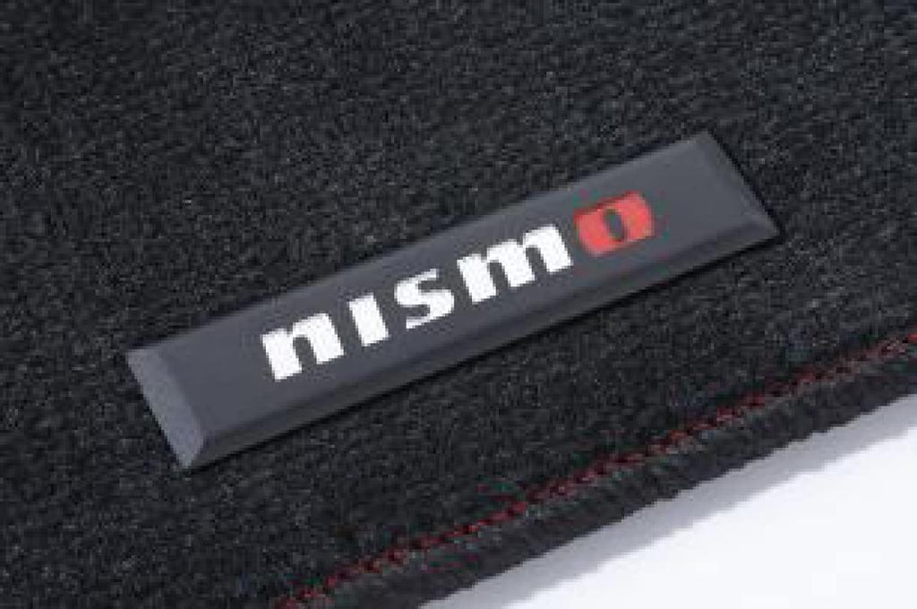 Nismo Gulvmatter for Nissan Aura Kaldt Vær 74900RNE30 Svart med Røde Sømmer Note/Note (E13) (Ekskludert modeller)