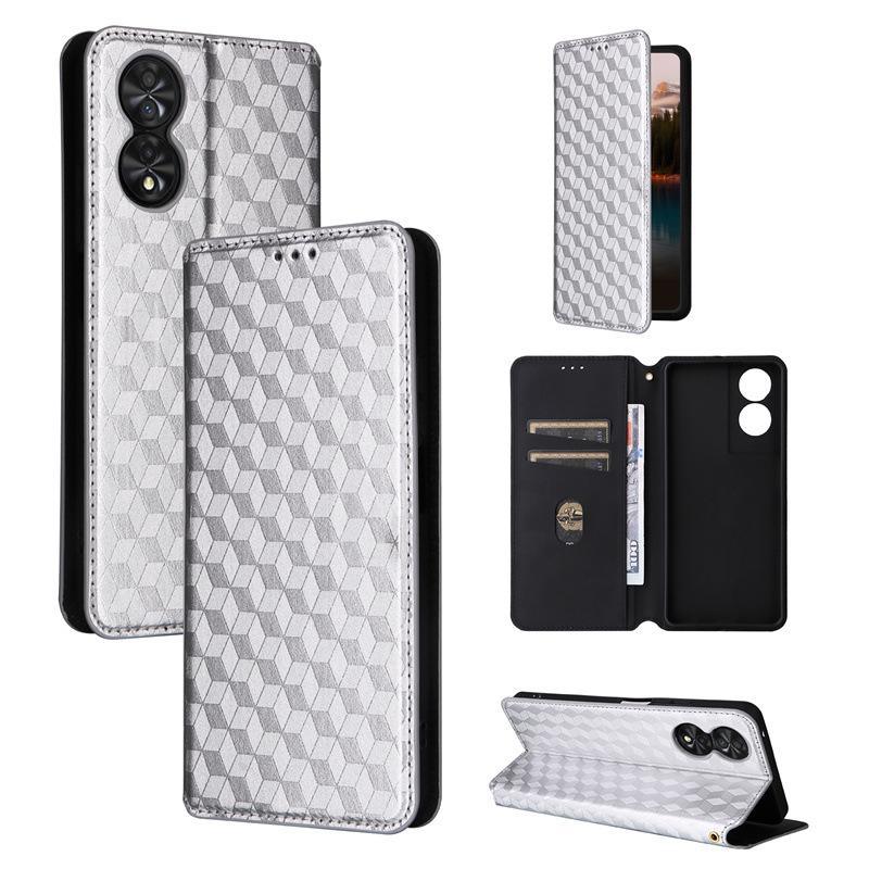 Leder Klapphüllen für TCL 40 NxtPaper 4G Handyhülle Klapphülle Ständer Stoßfest Langlebig Retro Schutzhülle