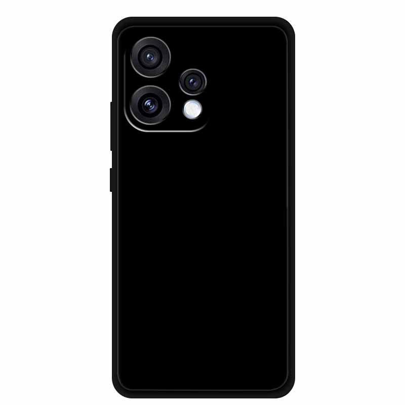 For Oppo Reno15 5G Case Flower Black Silicone Soft Protective Back Covers For Oppo Reno 15C 2025 Phone Case Coque Cartoon Shells