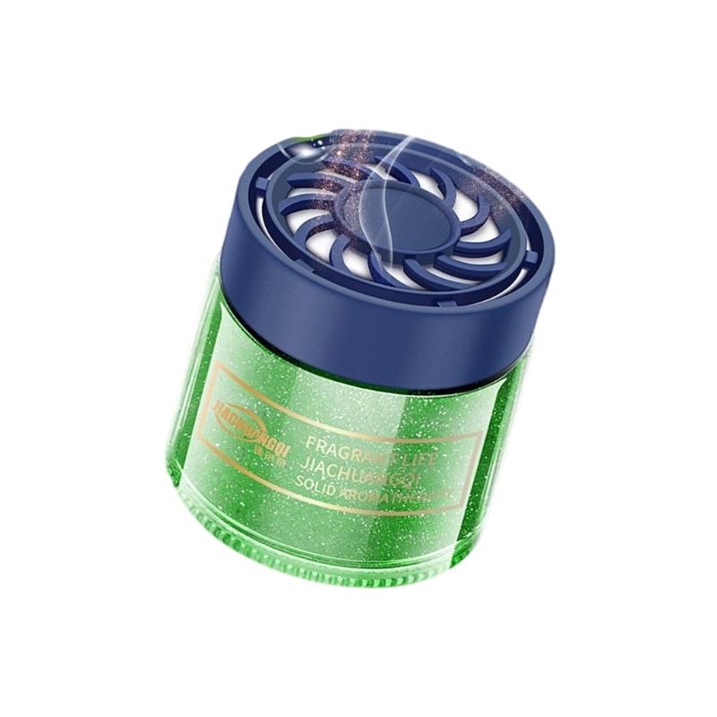 Car Air Freshener Vehicle Ornament 80g Glittering Odors Eliminators Essential Oil Diffuser Solid Fragrances Deodorizer
