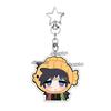 Q Version Anime Acrylic Agatsuma Zenitsu Tsuyuri Kanawo Kochou Tanjiro Nezuko Cartoon Kawaii Keychain Pendant Decor Fans Gifts