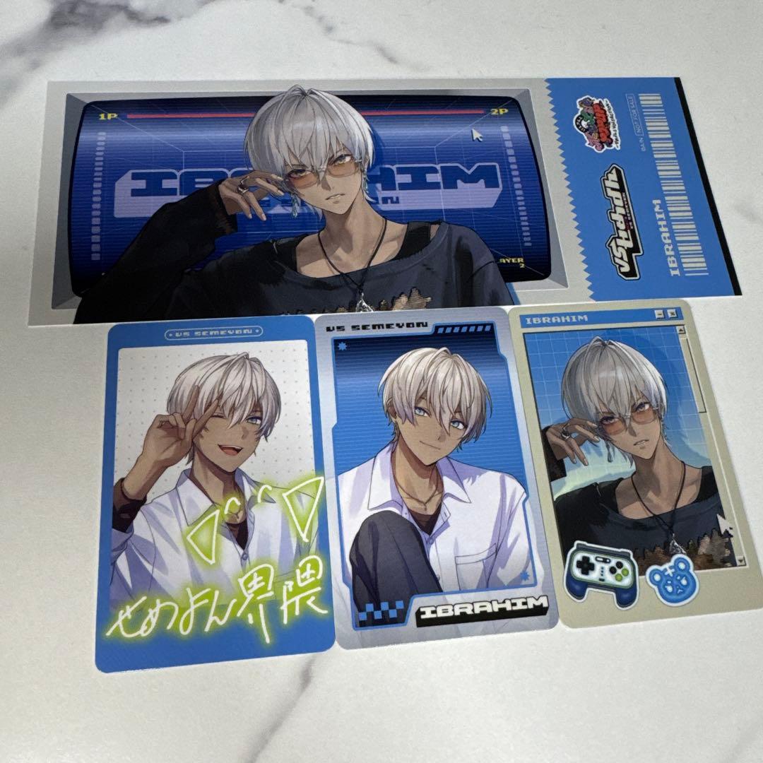 [USED] Nijisanji Semeyon Pop-up Bonus Ticket Photo-style Card Ibrahim