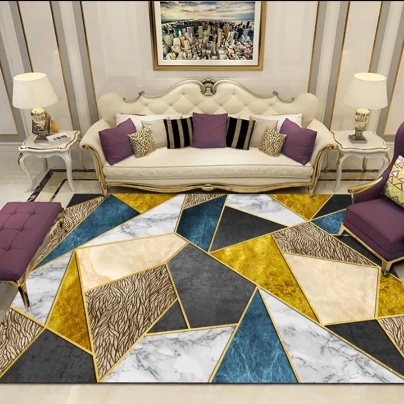 European style Luxurious Carpets For Living Room Bedroom Area Rugs Classic Turkey Study Large Carpet Sofa Coffee Table Floor Mat
