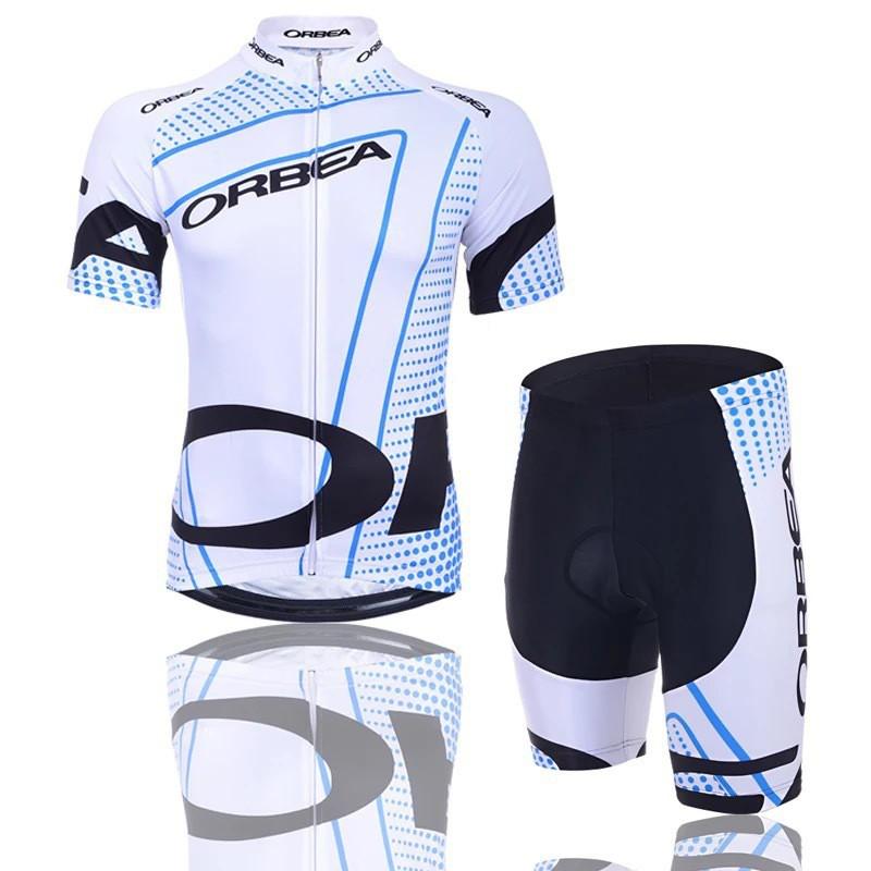 Mens Cycling Jersey Set Short Sleeve Breathable Bike Shirt Road Mountain Biking