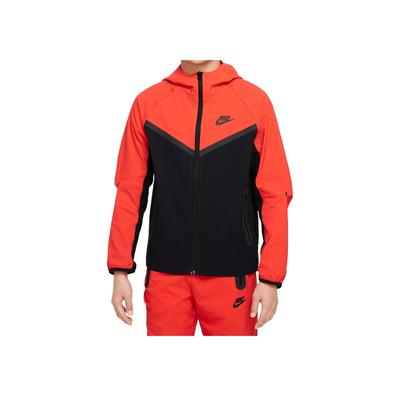 Nike Jachetă cu Glugă și Fermoar, Maneci Lungi, Blocuri de Culoare, Jachete Copii, Portocaliu HQ8911-011
