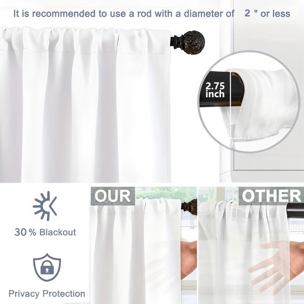 2pcs- Ice and Fire Wolf Head Polyester Curtains, Pole Bag Curtains 42 * 84, Bedroom, Living Room, Home Room Decoration