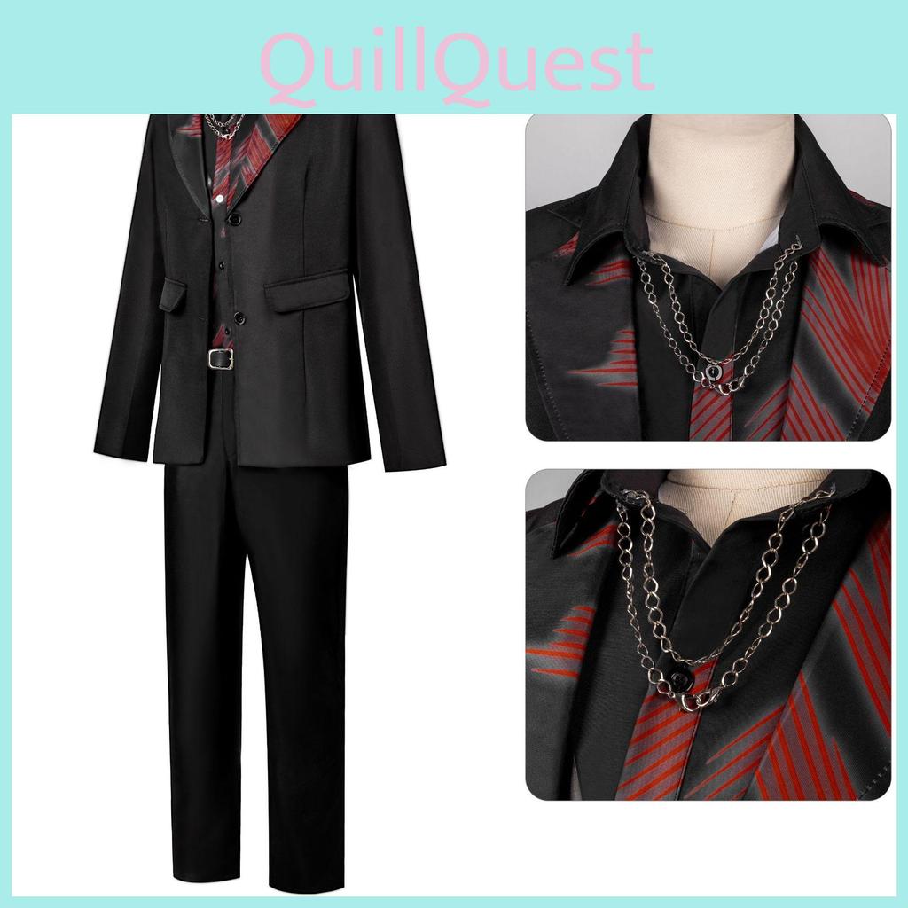 Love And Deep Space Qin Che Game Character Cosplay Costume Polyester Blend Roleplay Attire