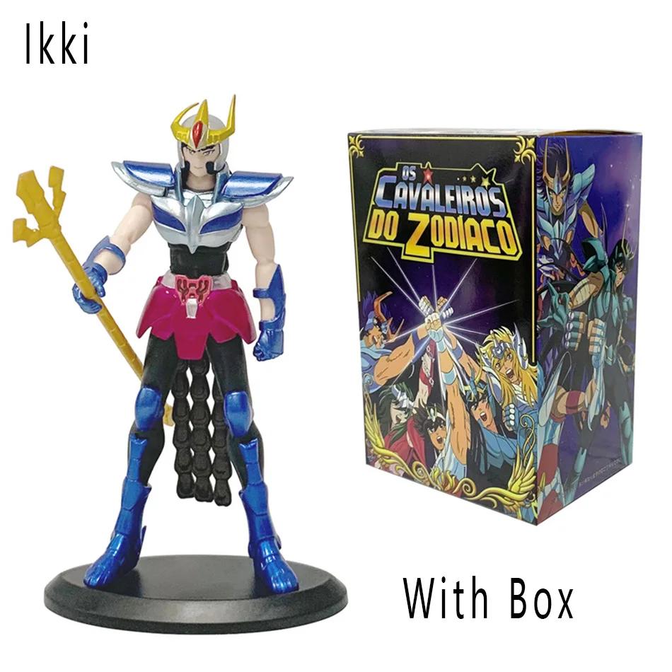 In Stock Anime Figure Phoenix Ikki Hyoga Seiya Shiryu Standing Armor Model Children'S Toys Pvc Box Desktop Collection Toys