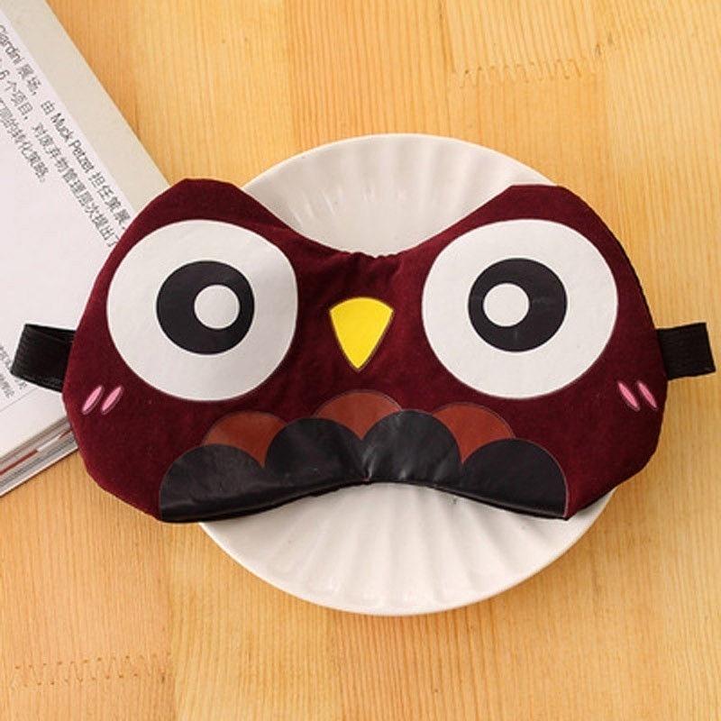 Eye Mask Soft Padded Sleep Travel Shade Cover Rest Relax Sleeping Blindfold