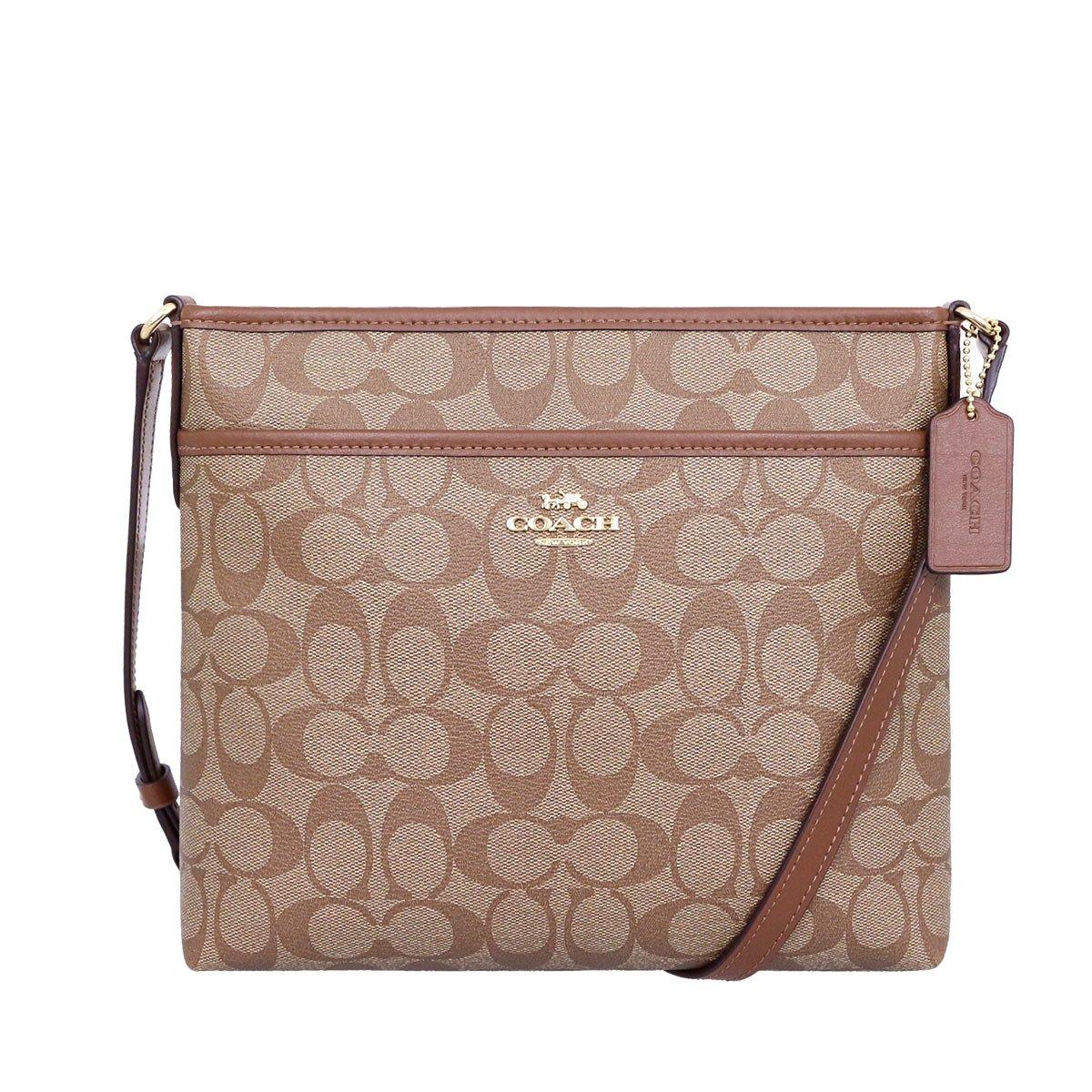 

Bag Shoulder Bag F29210 Khaki x Saddle 2 Signature Shoulder Bag [Coach] Women s [Outlet Product] [Brand] [Item]