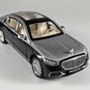 1:24 Mercedes Benz Maybach S680 Luxury Limousine Alloy Diecast Metal Model Sound & Light Children Toy Collection Hobby Boys Gift
