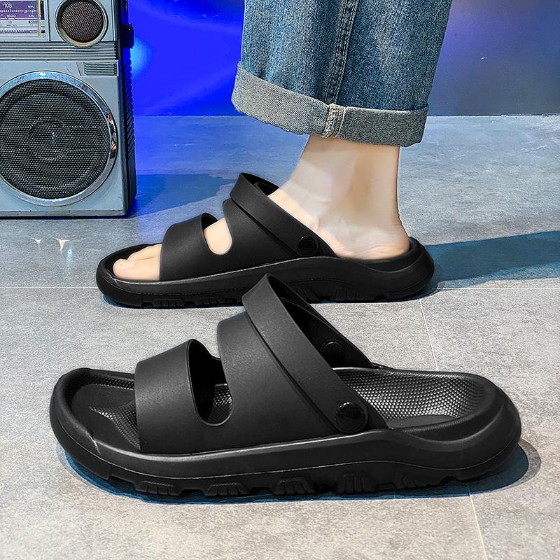 Sommer Herren Modische Leichte Atmungsaktive Sandalen Rutschfeste Und Verschleißfeste Hausschuhe Geeignet Für Den Innen- Und Außenbereich