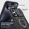 Dual Layer Strong Case for Iphone 17 Pro Max 12 13 14 15 Plus 16 Pro Max Iphone17 for Magsafe Kickstand Ring Holder Cover