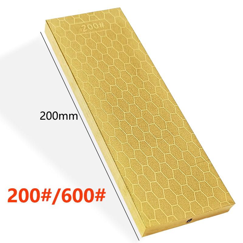 [Video]1pcs 400 1000 Double Side Grit Diamond Knife Sharpener Sharpeing Stone Kitchen Tools Honing Blade Coarse Sharpener