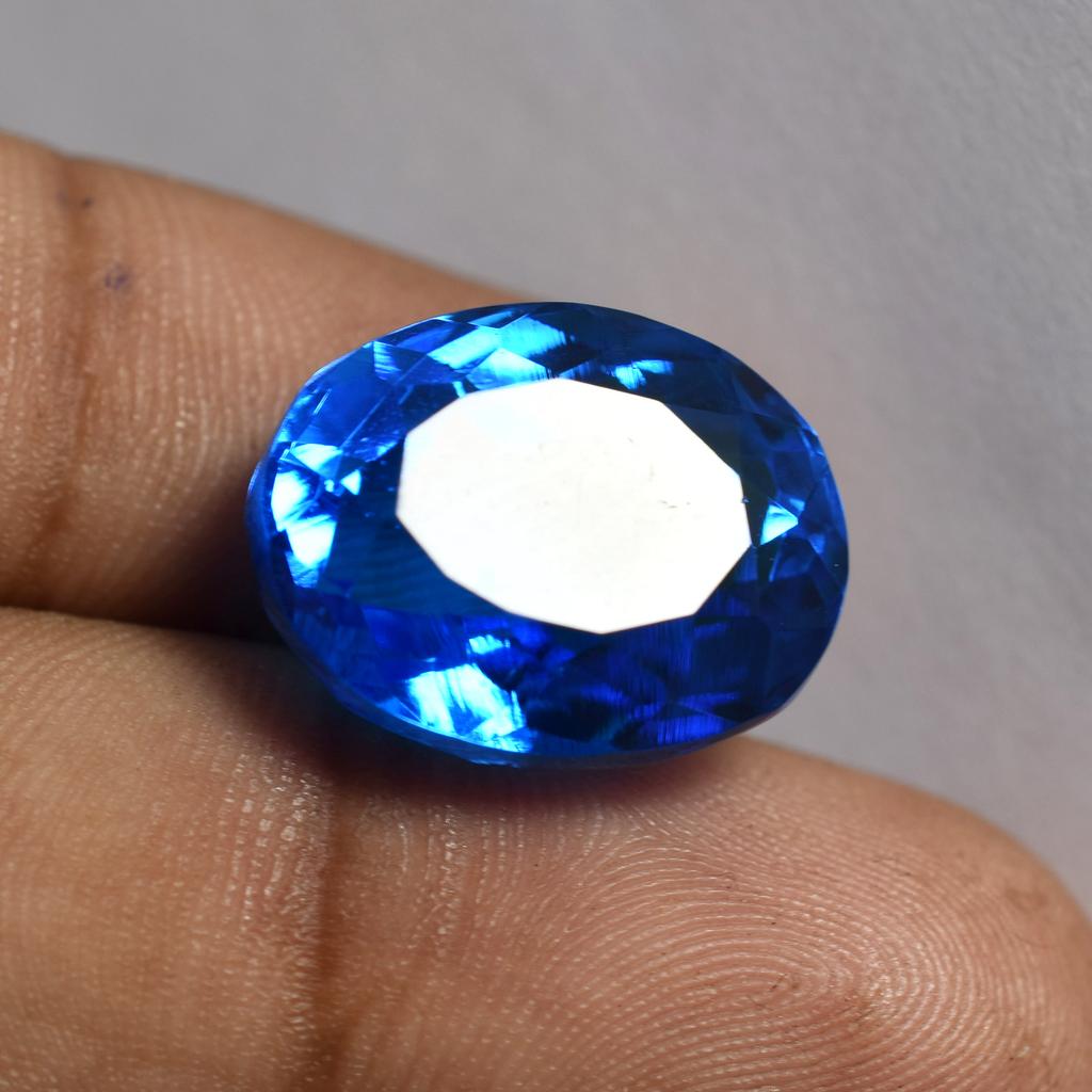 9.50 Ct Natural Sapphire Blue Perfect Oval Cut CERTIFIED Real Loose Gemstone X-069
