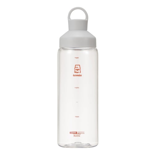 CB JAPAN Water Bottle, White, with Memory Stick, 1 Liter, Lightweight, Portable, Made of Tritan, BPA-Free, My Sauna Tonoi Bottle, Tomte