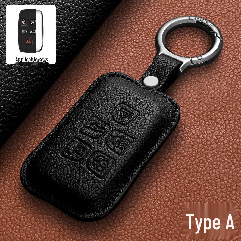 Jaguar Car Key Case for XEL, XFL, E-PACE, I-PACE, F-TYPE – Unisex Shell and Buckle