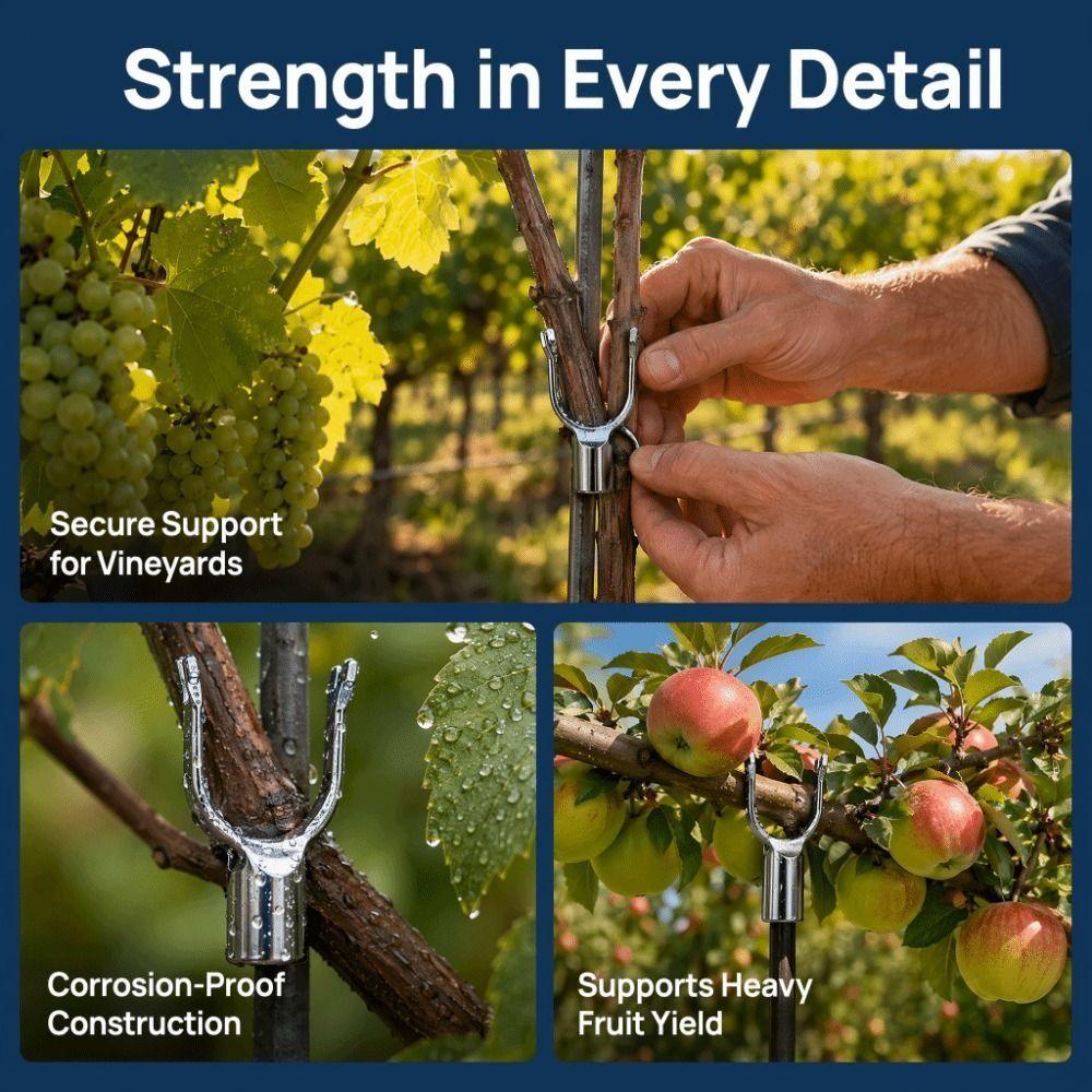 Rust-Resistant Branch Crutch Durable Tree Brace Practical Tree Branch Support Vine Support