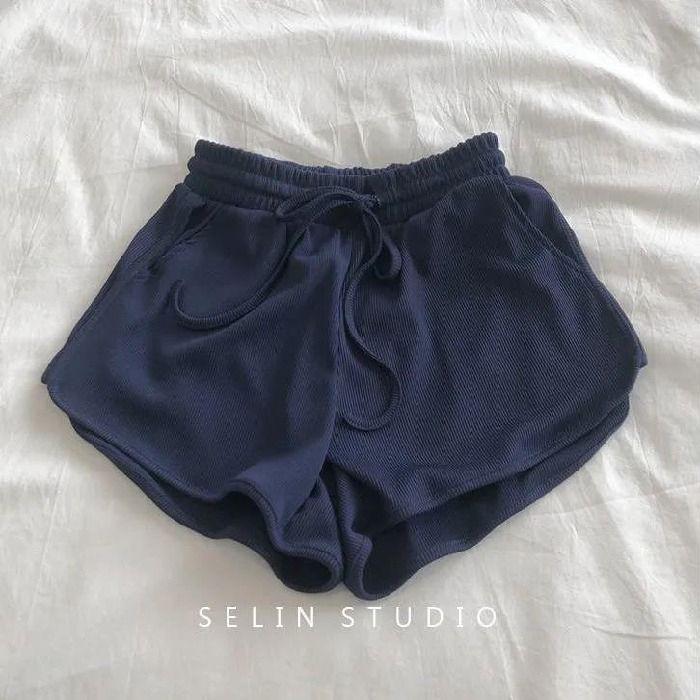 Sports and Casual Shorts for Women In Spring and Summer New Korean Style Versatile Slim Jogging Wide-leg Pants Small Student Pants