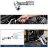 Coupler Kit with 90 Degree Fitting Piece, Flexible Hose and Clamp Body for Vehicle Service and Equipment Lubrication Daily Tasks and Care