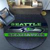 Seahawks Team Spirit Round Rug for Livingroom,Bedroom, Palyroom, Chair Rug, Area rug, Circle Carpet, Large Size Fan Christmas gift