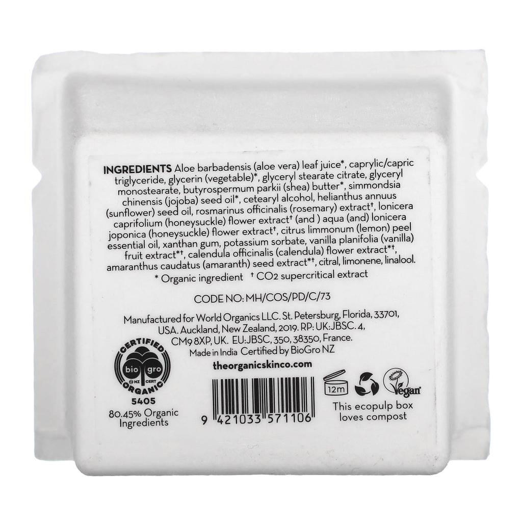 The Organic Skin Co., Hydration Agent Moisturizer, Vanilla & Amaranth, 50 Ml (1.7 Fl Oz)