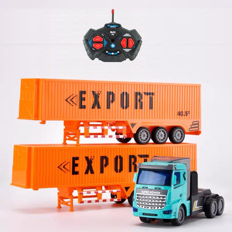 1/48 Rc Truck Heavy-Duty Toy Cars Trucks Remote Control Semi-Trailer Construction Electric Truck Big Rc Trailer Dump Boys Gift