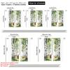 Set Of 2 Flat Printing Scene Curtains Birch Forest Polyester Without Electricity Festive Use Holiday Parties Home Curtain Made