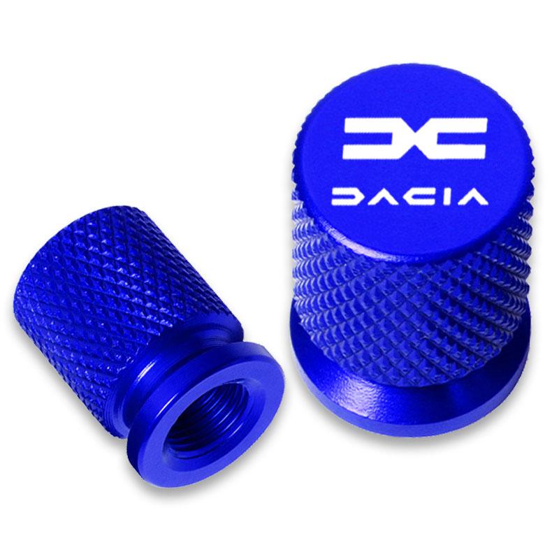 For Dacia Duster Logan Sandero Lodgy Dokker Stepway Mcv 2 Solenza La 4Pcs Metal Car Tire Valve Caps Wheel Dust Cover Accessories Stem Caps1