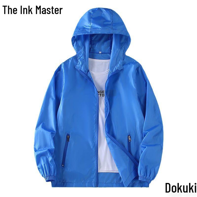 Men's Windproof UV Protection Hooded Jacket - Cool, Breathable, Summer Style