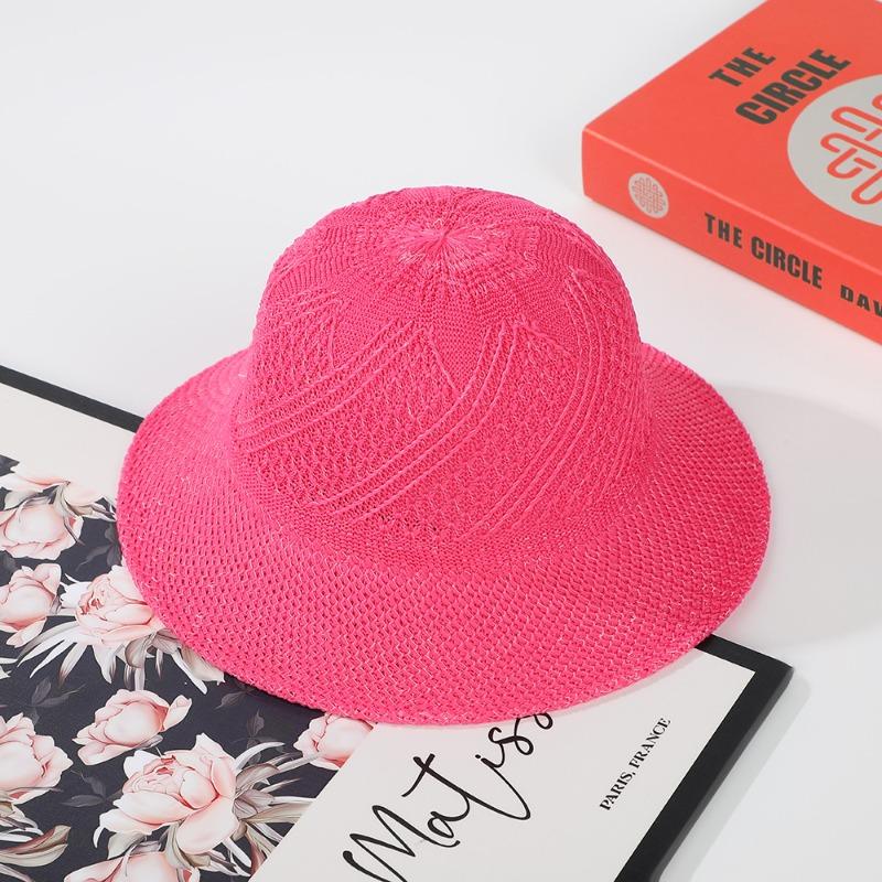 Color baby summer cool hat cute children's big eaves hat summer travel beach sun hat