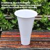 Thickened Flower Arranging Bucket with Inner Sleeve Floral Fixing Base for Bouquets Vase Insert Plant Pot Heavy-Duty Plastic Flower Bucket