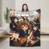 K-On! K-on Girls Anime Blanket Ultra-Soft Flannel Healing Present Throw Blanket Plush Thin Quilt