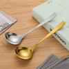 Edelstahl Schöpfkelle Haushalt Geschirr Haushalts Löffel Sich Wohl Fühlen Lange Griff Kleine Löffel
