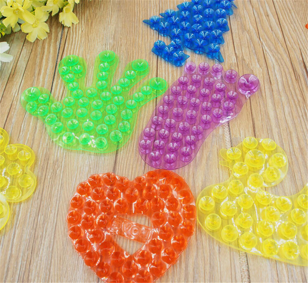 10 Pcs Double Sided Suction Palm Pvc Suction Cup Double Plastic Sucker Toys